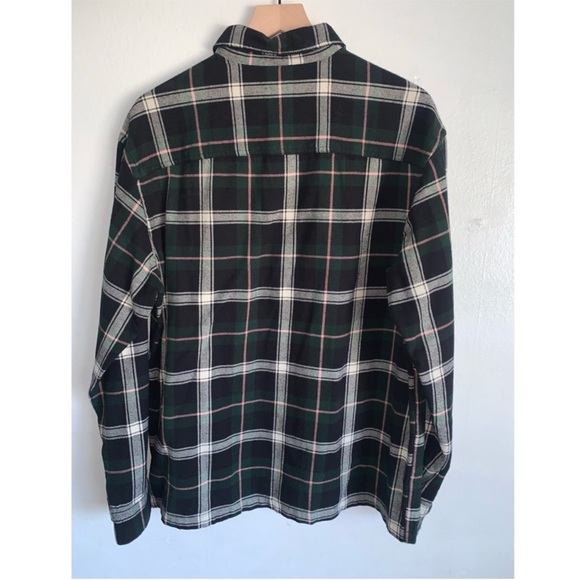 Mens Green Plaid Flannel - Picture 4 of 4